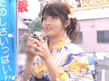 【マジックミラー】花火大会で捕まえた美少女JDが挑戦する野球拳企画！浴衣を脱がされエロミッションにも挑戦するお姉さん！