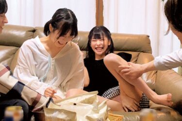 【渡辺まお×森日向子×乱交】Hしたくなってきたね♪家飲み合コンが乱交に大発展♪ナマのチ●ポが気持ちイイの♡おかわり中出しで膣内ドロドロ！！