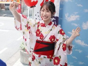 【マジックミラー】浴衣美少女JDをナンパして野球拳対決するエロ企画⁉友達を待たせ巨根デカチン挿入される卑猥セックス！