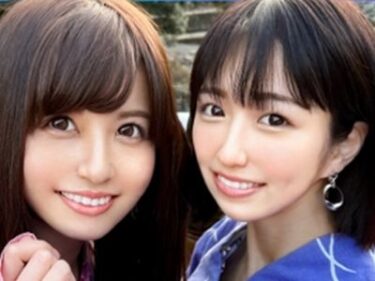 【素人】仲良し大学生カップルの温泉旅行で旅館で王様ゲーム！浴衣美少女JDとハメ撮りする4P乱交エッチで精子ぶっかけ射精！