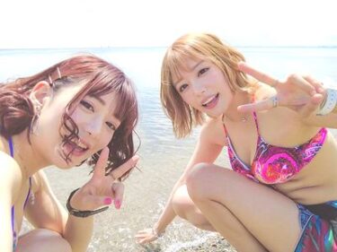 『楽しいコト…しない？』エロビッチ水着ギャルが陰キャ素人男子を逆ナンパ⁉小悪魔GALがちんぽ狩りハーレム乱交‼