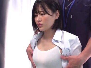 『下着…もですか？』婦人科検診と騙した新卒OLにエロ触診⁉美乳おっぱい責めから勃起チンポ挿入される黒髪清楚美少女お姉さん！