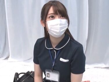 【マジックミラー】絶倫素人男性の悩み相談企画で美少女看護師が手マン潮吹き⁉ナース服着衣で挿入されてしまうエロセックス！